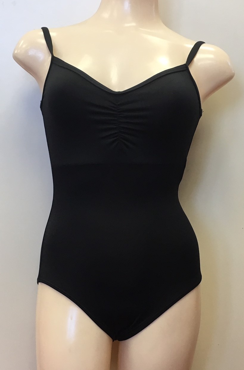Motionwear Adult Pinch Front with 6 Strap Back Camisole Leotard