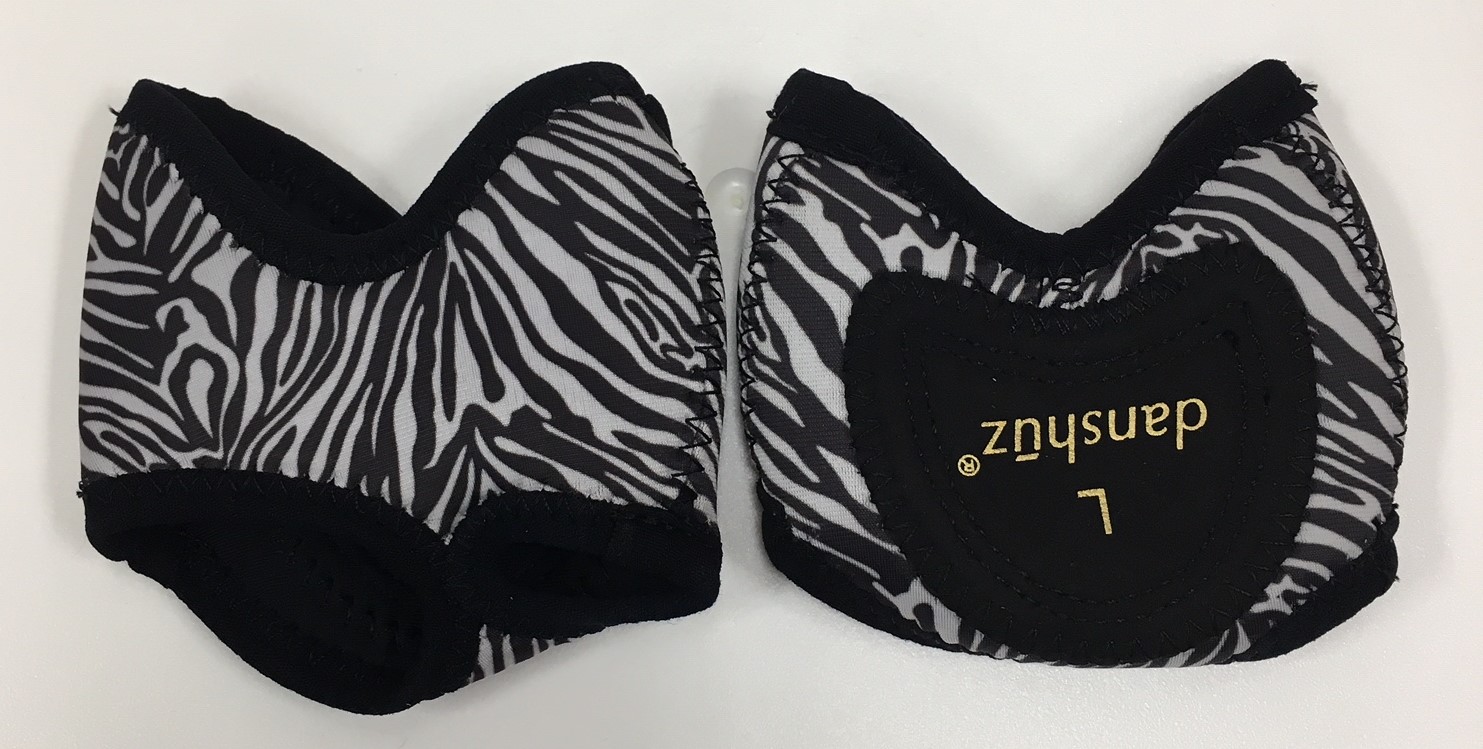 Danshuz Animal Print Suede and Neoprene Half Sole Lyrical Shoes