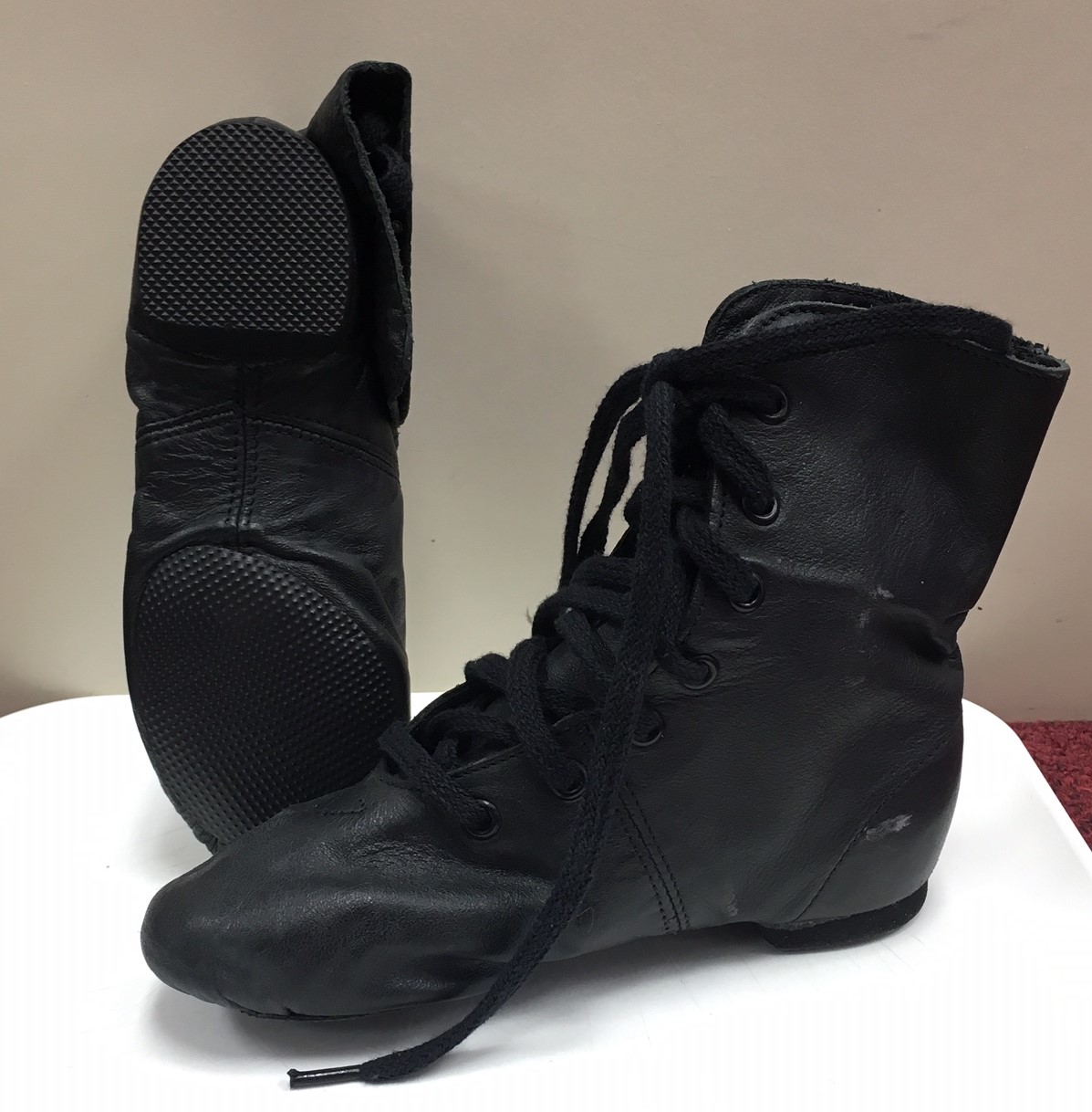 capezio lace up boots