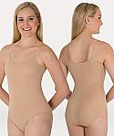 Bodywrappers Adult Camisole Leotard Clear Adjustable Strap