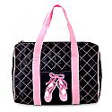 Danshuz Quilted On Pointe Black Bag