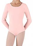 Bloch Children's Long Sleeve Scoopneck Lined Leotard