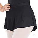 Eurotard Womens High Low Pull On Mini Ballet Skirt