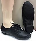 Dance Class Children's Lace Up Jazz Shoes with Split Rubber Sole